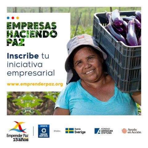 Inscribe tu iniciativa empresarialal Premio Emprender Paz